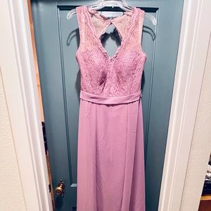 Azazie Britney in Wisteria